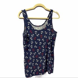 3/$20 No boundaries anchor tank top